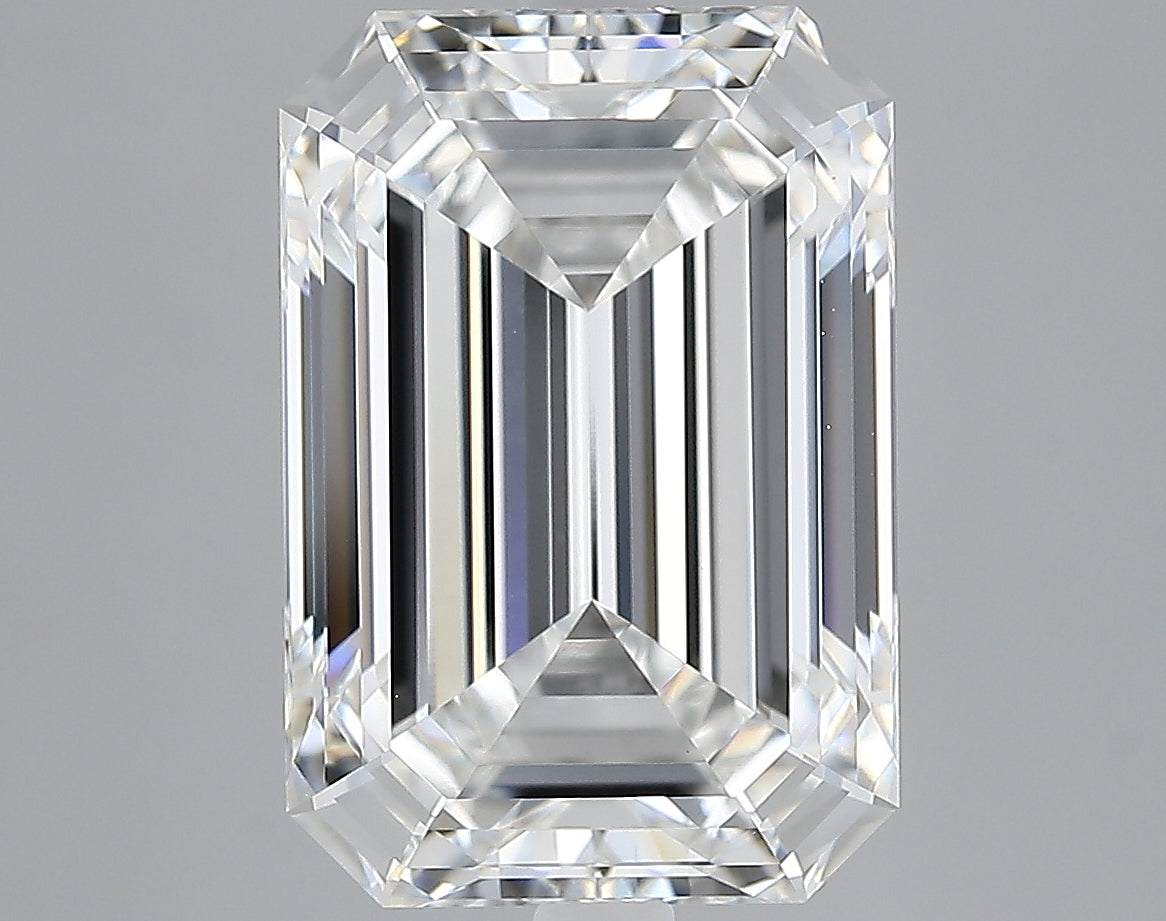 Lab-Grown 4.43 Carat Emerald Cut Diamond color E Clarity VVS2, precious stones, engagement diamonds