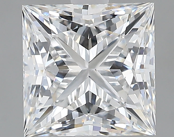 Lab-Grown 2.13 Carat Princess Cut Diamond color D Clarity VVS2, precious stones, engagement diamonds