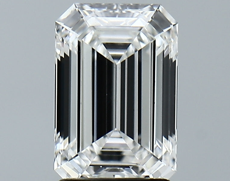 Lab-Grown 2.11 Carat Emerald Cut Diamond color E Clarity VS1, precious stones, engagement diamonds
