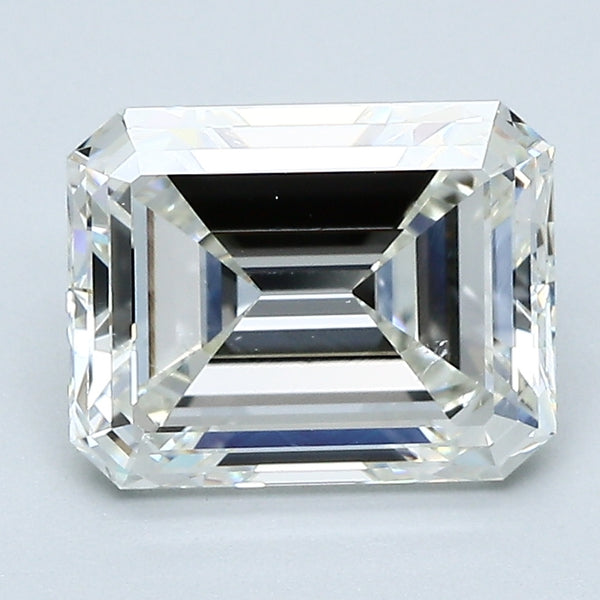 2.82 Carat Emerald Cut Diamond color J Clarity SI2, natural diamonds, precious stones, engagement diamonds