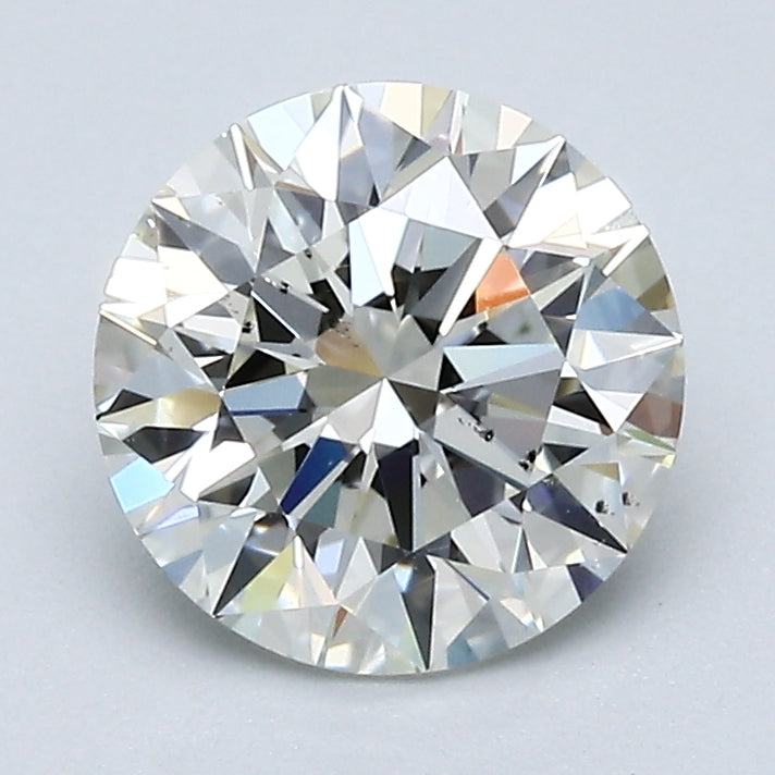 1.73 Carat Round Brilliant Natural Mined Diamond I Color SI1 Clarity With GIA Certificate, natural diamonds, precious stones, engagement diamonds
