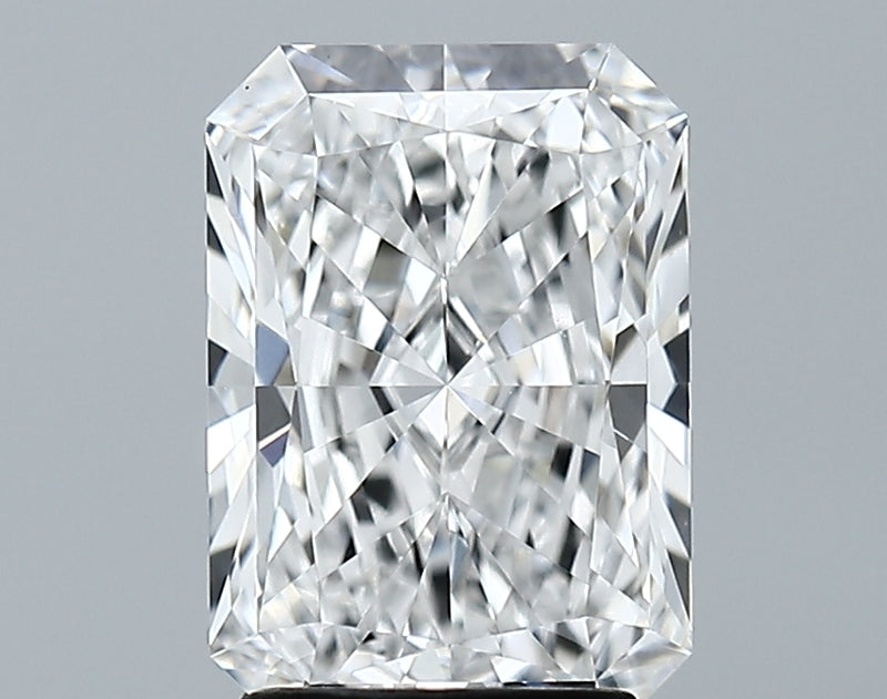 Lab-Grown 2.68 Carat Radiant Cut Diamond color D Clarity VVS2 With GIA Certificate, precious stones, engagement diamonds