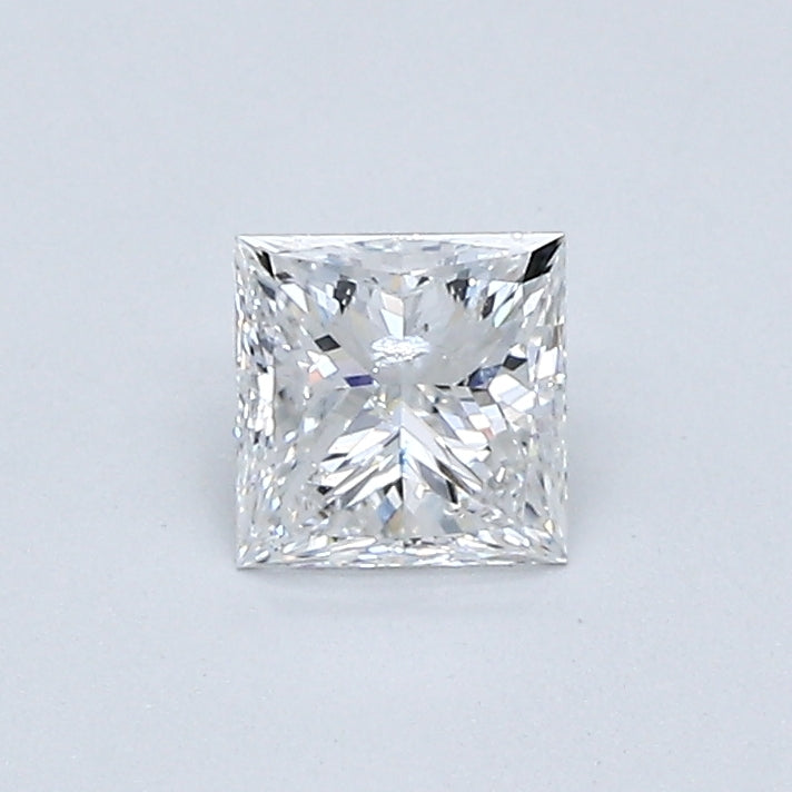 0.52 Carat Princess Cut Diamond Natural Loose E-I1 GIA, natural diamonds, precious stones, engagement diamonds