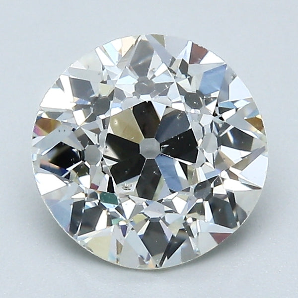 1.96 Carat Old European Cut Vintage Natural Mined Diamond J Color SI1 Clarity With GIA Certificate, natural diamonds, precious stones, engagement diamonds