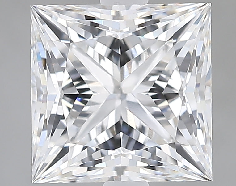 Lab-Grown 2.54 Carat Princess Cut Diamond color F Clarity VVS2 With GIA Certificate, precious stones, engagement diamonds