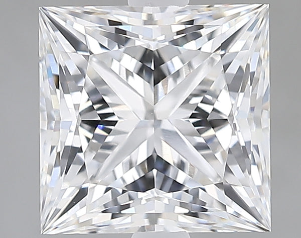 Lab-Grown 2.54 Carat Princess Cut Diamond color F Clarity VVS2 With GIA Certificate, precious stones, engagement diamonds