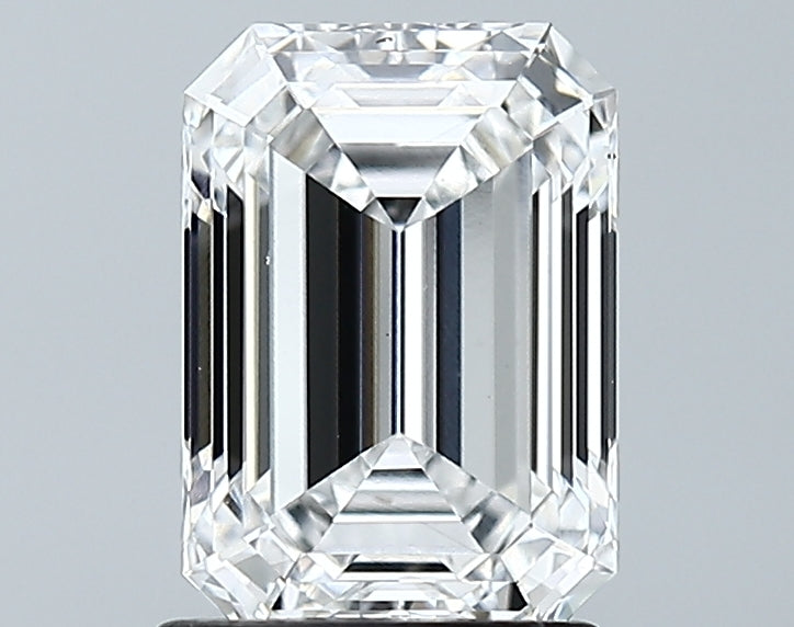 Lab-Grown 1.70 Carat Emerald Cut Diamond color E Clarity VS1 With GIA Certificate, precious stones, engagement diamonds