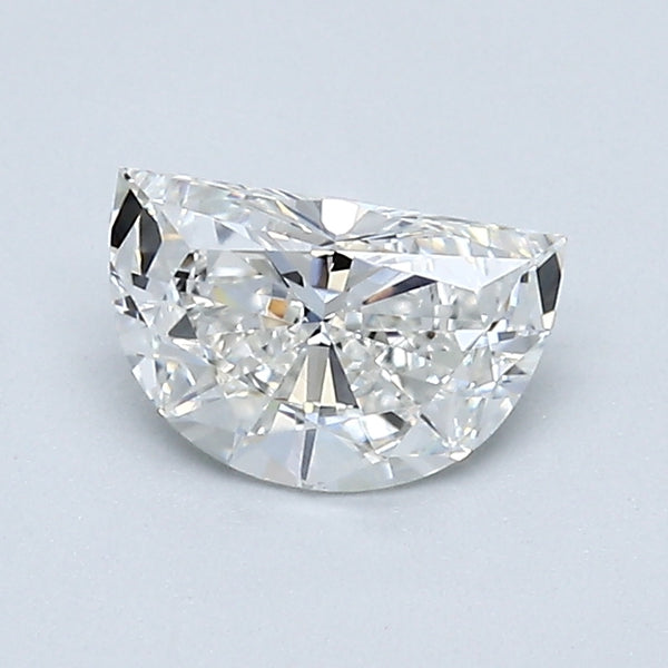 0.65 Carat Half Moon Shape Diamond color G Clarity VS1, natural diamonds, precious stones, engagement diamonds