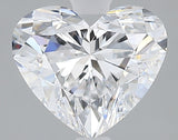 Lab-Grown 1.54 Carat Heart Shape Diamond color D Clarity VS1 With GIA Certificate, precious stones, engagement diamonds