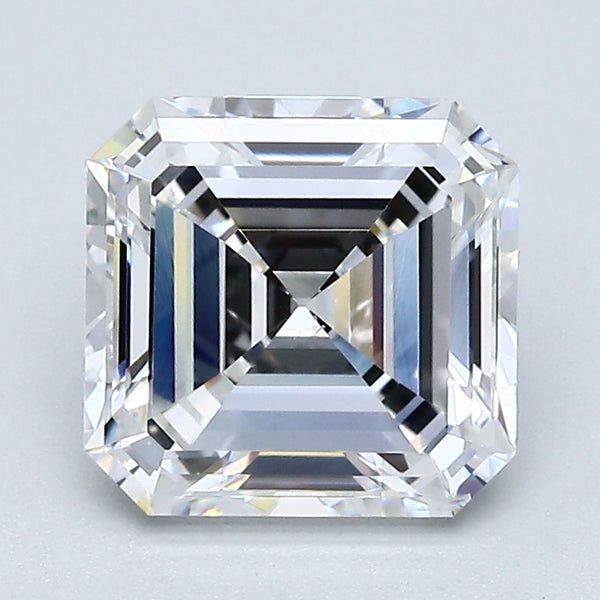 2.06 Carat Asscher Cut Natural Mined Diamond E Color SI1 Clarity With GIA Certificate, natural diamonds, precious stones, engagement diamonds