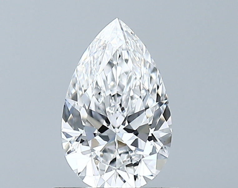 Lab-Grown 0.72 Carat Pear Shape Diamond color D Clarity VVS2 With GIA Certificate, precious stones, engagement diamonds