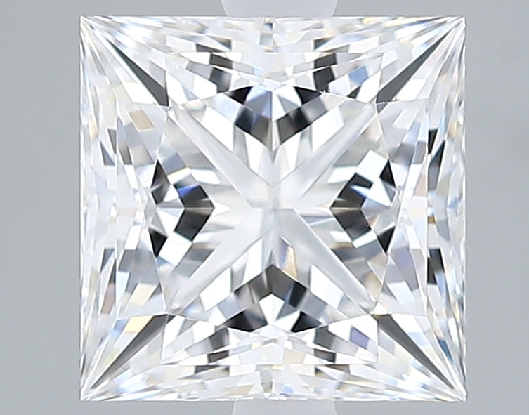 Lab-Grown 2.34 Carat Princess Cut Diamond color E Clarity VVS2 With GIA Certificate, precious stones, engagement diamonds