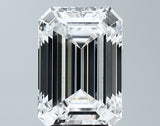 Lab-Grown 4.98 Carat Emerald Cut Diamond color E Clarity VS2 With GIA Certificate, precious stones, engagement diamonds