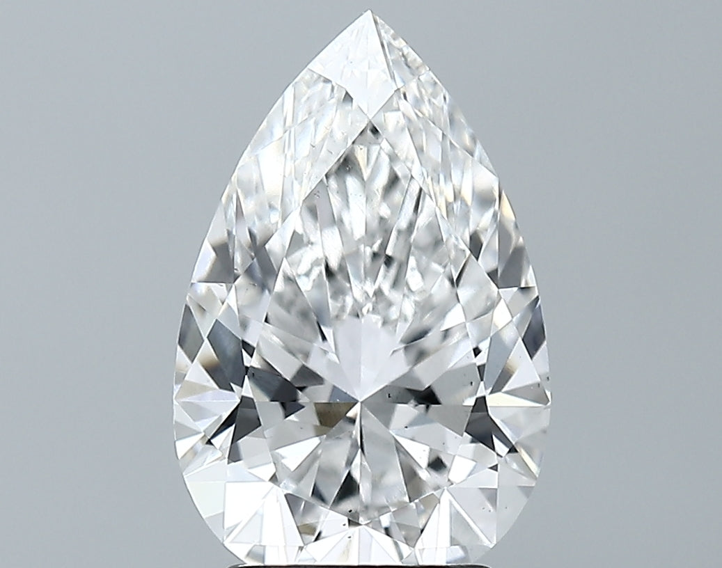 Lab-Grown 3.00 Carat Pear Shape Diamond color E Clarity VS1 With GIA Certificate, precious stones, engagement diamonds