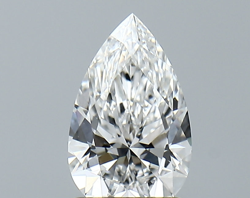 Lab-Grown 1.28 Carat Pear Shape Diamond color E Clarity VVS2, precious stones, engagement diamonds