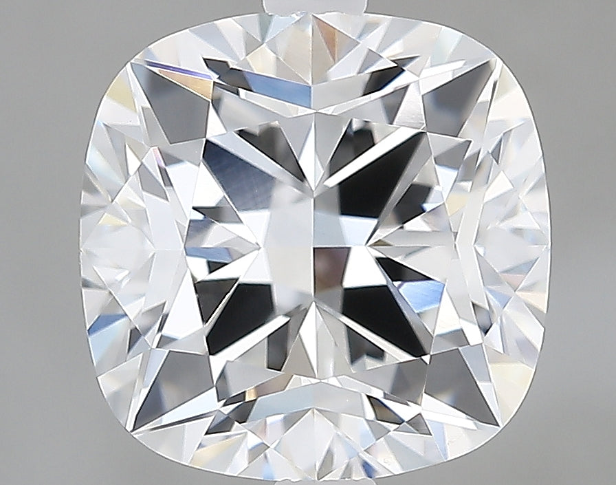 Lab-Grown 3.15 Carat Square Cushion Cut Diamond color E Clarity VVS2, precious stones, engagement diamonds
