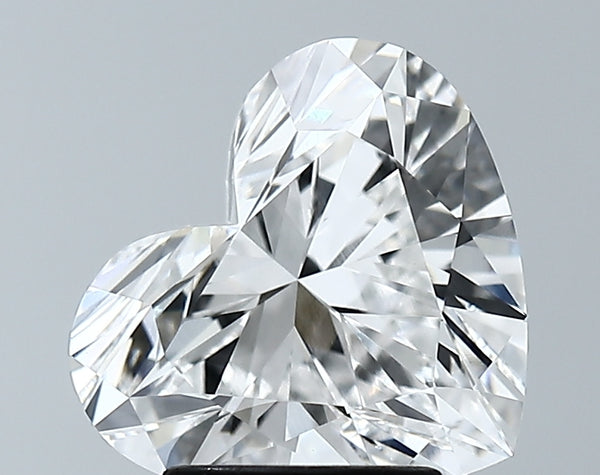 Lab-Grown 3.00 Carat Heart Shape Diamond color E Clarity VVS2 With GIA Certificate, precious stones, engagement diamonds