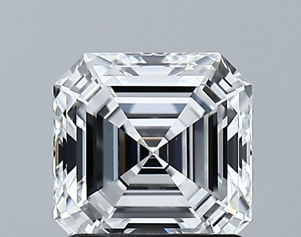 Lab-Grown 1.40 Carat Asscher Cut Diamond color D Clarity VS1 With GIA Certificate, precious stones, engagement diamonds