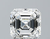 Lab-Grown 1.50 Carat Asscher Cut Diamond color G Clarity VS2 With GIA Certificate, precious stones, engagement diamonds