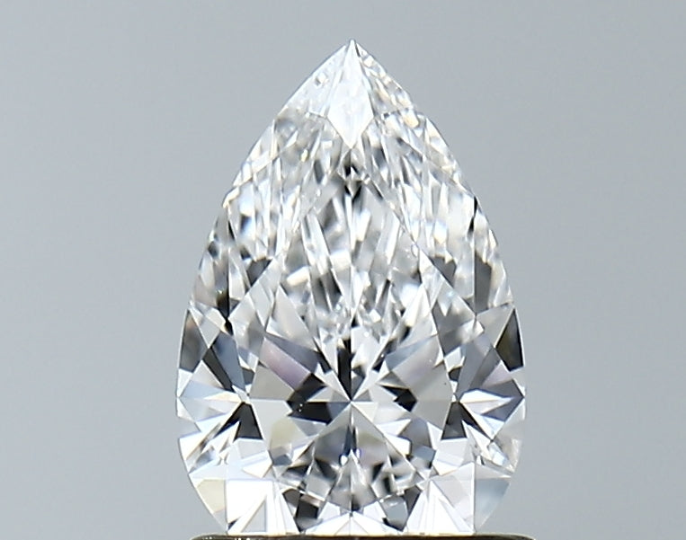 Lab-Grown 1.08 Carat Pear Shape Diamond color D Clarity VVS2 With GIA Certificate, precious stones, engagement diamonds