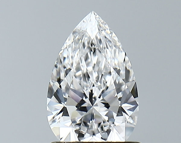 Lab-Grown 1.08 Carat Pear Shape Diamond color D Clarity VVS2 With GIA Certificate, precious stones, engagement diamonds