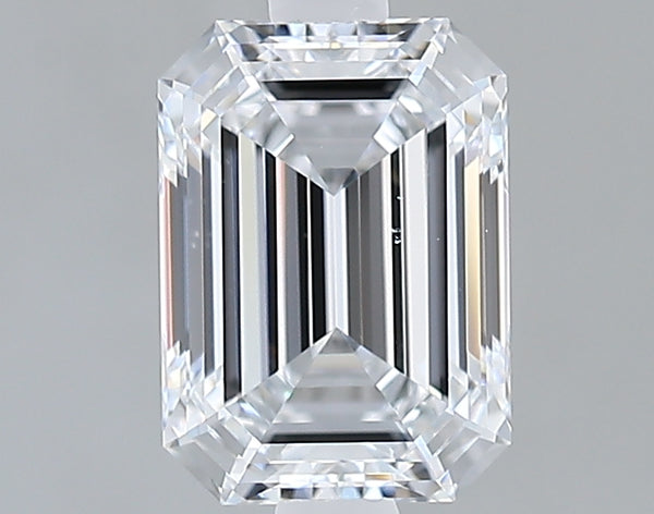 Lab-Grown 1.35 Carat Emerald Cut Diamond color D Clarity VVS2 With GIA Certificate, precious stones, engagement diamonds