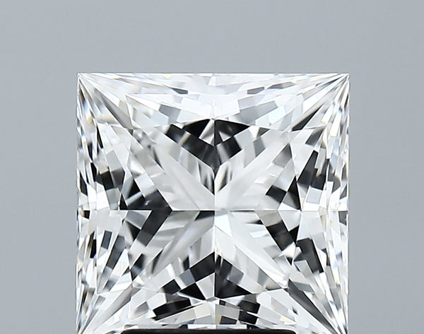 Lab-Grown 3.94 Carat Princess Cut Diamond color E Clarity VS2 With GIA Certificate, precious stones, engagement diamonds