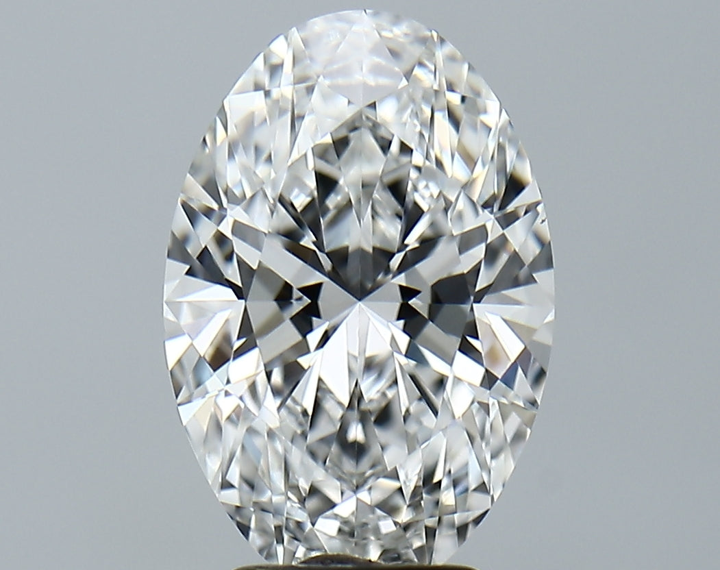 Lab-Grown 3.58 Carat Oval Shape Diamond color E Clarity VVS2, precious stones, engagement diamonds