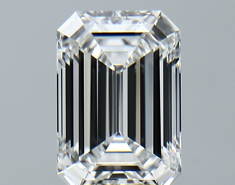 Lab-Grown 3.11 Carat Emerald Cut Diamond color E Clarity VVS2, precious stones, engagement diamonds