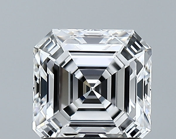 Lab-Grown 1.50 Carat Asscher Cut Diamond color D Clarity VVS2 With GIA Certificate, precious stones, engagement diamonds