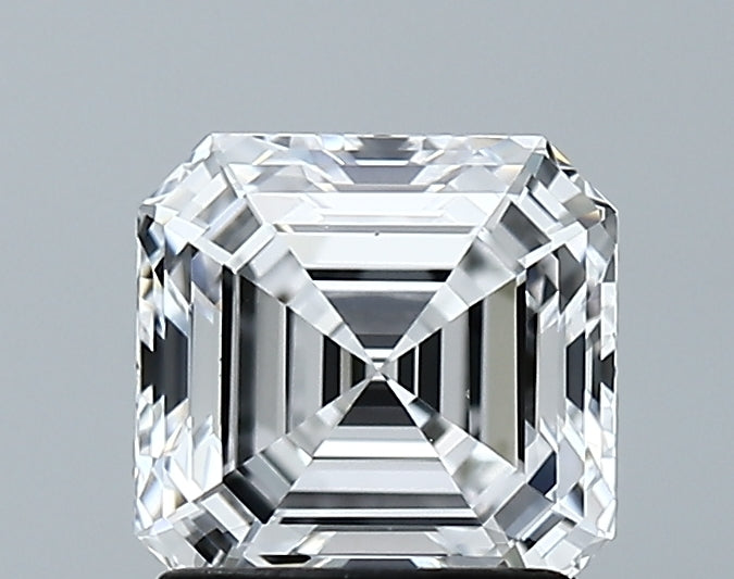 Lab-Grown 1.63 Carat Asscher Cut Diamond color D Clarity VS1 With GIA Certificate, precious stones, engagement diamonds