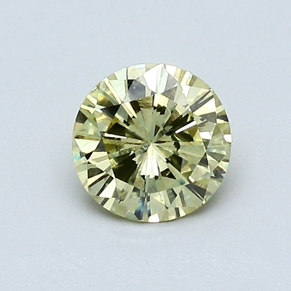 0.61 Carat Round Brilliant Natural Mined Diamond Fancy  Yellow Color VS1 Clarity With GIA Certificate, natural diamonds, precious stones, engagement diamonds