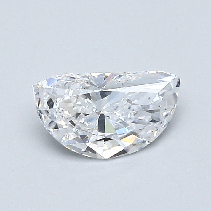 0.44 Carat Half Moon Shape Natural Mined Diamond E Color VS2 Clarity With GIA Certificate, natural diamonds, precious stones, engagement diamonds
