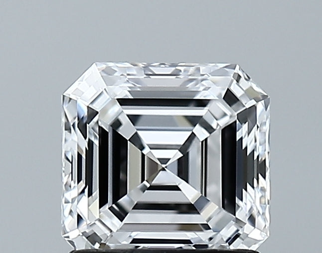 Lab-Grown 1.30 Carat Asscher Cut Diamond color E Clarity VS1 With GIA Certificate, precious stones, engagement diamonds