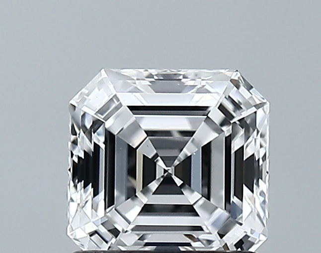 Lab-Grown 1.20 Carat Asscher Cut Diamond color D Clarity VS1 With GIA Certificate, precious stones, engagement diamonds