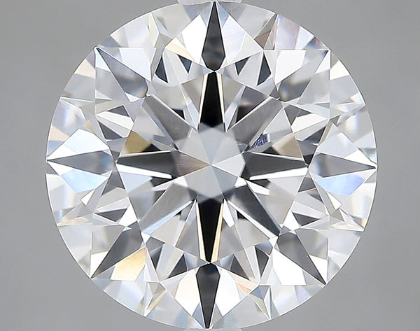 Lab-Grown 4.43 Carat Round Brilliant Diamond color E Clarity VVS1, precious stones, engagement diamonds