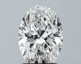 Lab-Grown 2.02 Carat Oval Shape Diamond color G Clarity VS1, precious stones, engagement diamonds