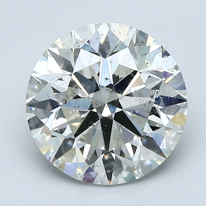 2.18 Carat Round Brilliant Natural Mined Diamond J Color SI2 Clarity With GIA Certificate, natural diamonds, precious stones, engagement diamonds