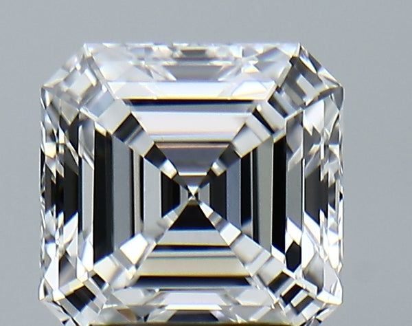 Lab-Grown 2.55 Carat Asscher Cut Diamond color E Clarity VVS1, precious stones, engagement diamonds