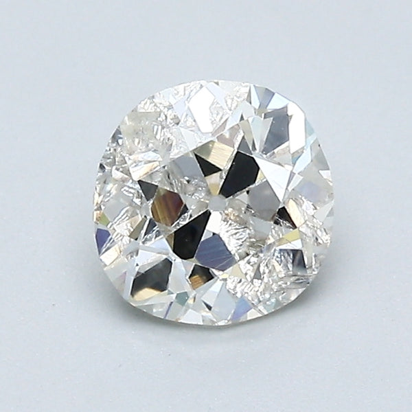 0.92 Carat Old European Cut Natural Mined Diamond K Color I3 Clarity With GIA Certificate, natural diamonds, precious stones, engagement diamonds