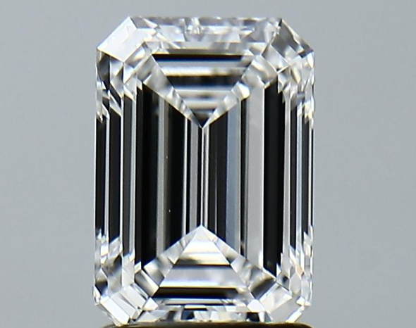 Lab-Grown 1.70 Carat Emerald Cut Diamond color E Clarity VVS2, precious stones, engagement diamonds