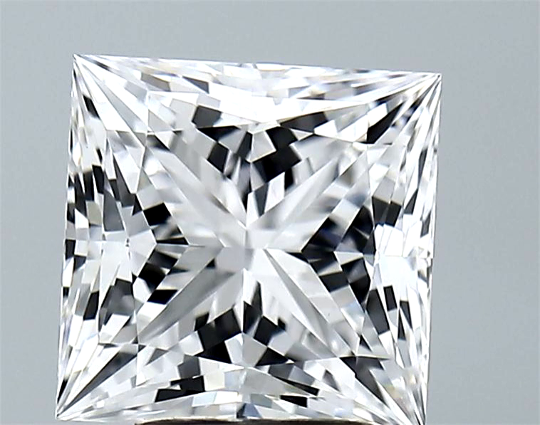 Lab-Grown 2.89 Carat Princess Cut Diamond color D Clarity VVS2 With GIA Certificate, precious stones, engagement diamonds