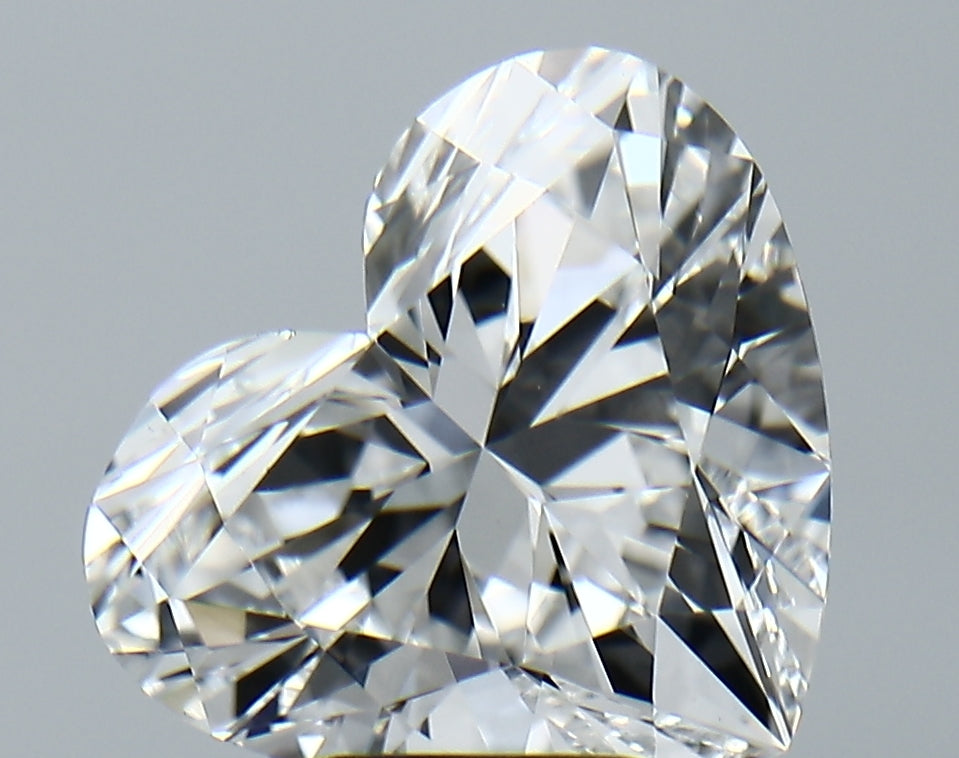 Lab-Grown 5.01 Carat Heart Shape Diamond color F Clarity VS1 With GIA Certificate, precious stones, engagement diamonds