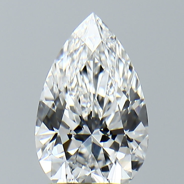 Lab-Grown 1.85 Carat Pear Shape Diamond color E Clarity VVS2, precious stones, engagement diamonds
