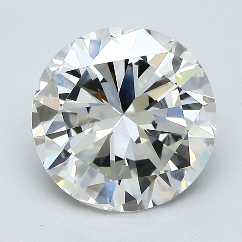 2.47 Carat Round Brilliant Natural Mined Diamond J Color VS2 Clarity With GIA Certificate, natural diamonds, precious stones, engagement diamonds