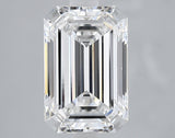 Lab-Grown 2.70 Carat Emerald Cut Diamond color E Clarity SI1 With GIA Certificate, precious stones, engagement diamonds