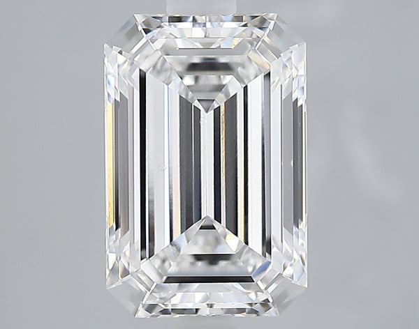 Lab-Grown 2.70 Carat Emerald Cut Diamond color E Clarity SI1 With GIA Certificate, precious stones, engagement diamonds