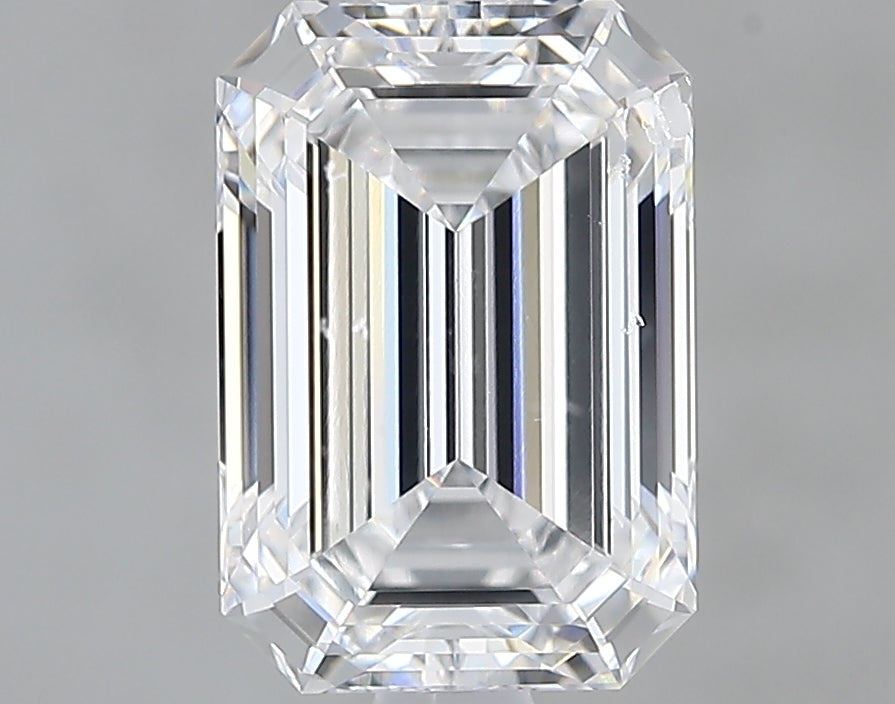 Lab-Grown 2.01 Carat Emerald Cut Diamond color D Clarity VS1 With GIA Certificate, precious stones, engagement diamonds