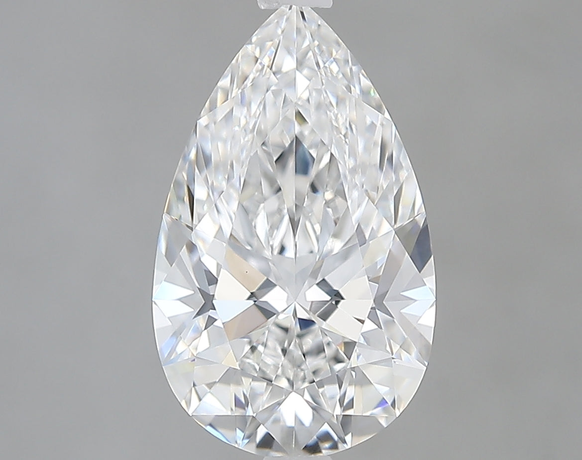 Lab-Grown 2.23 Carat Pear Shape Diamond color E Clarity VS1 With GIA Certificate, precious stones, engagement diamonds