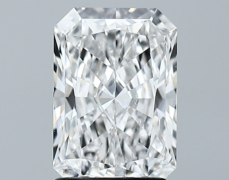 Lab-Grown 2.02 Carat Radiant Cut Diamond color E Clarity VS1 With GIA Certificate, precious stones, engagement diamonds